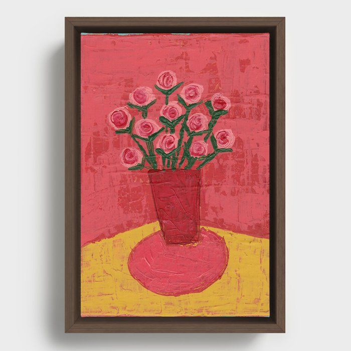 Forever Flowers From Dawn by Love Katie Darling Framed Canvas