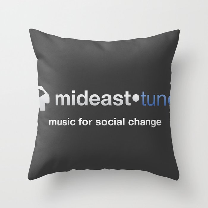 Mideast Tunes Throw Pillow