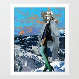 Monster God- Fate & Witch Art Print