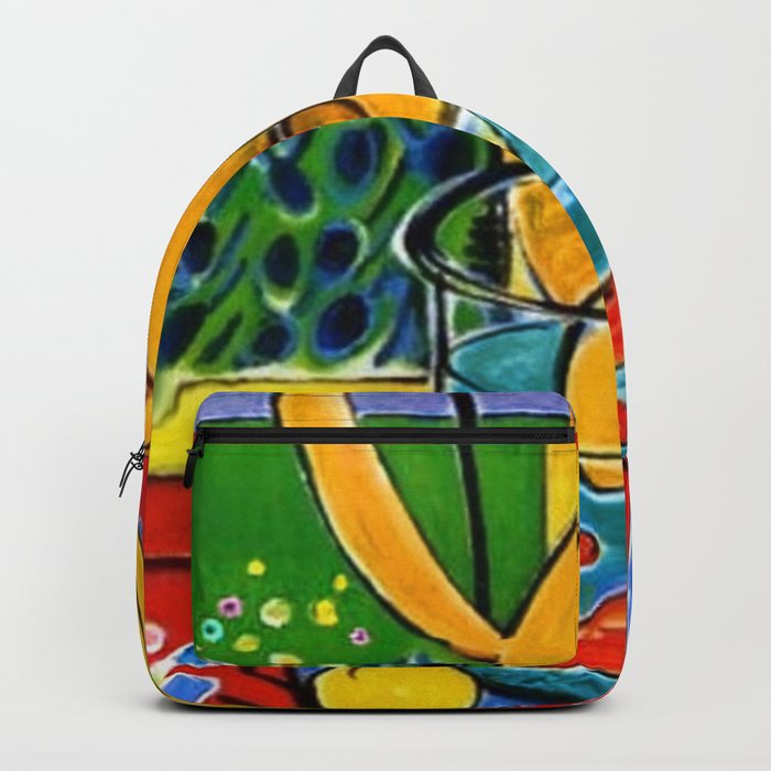Henri Matisse - Cat With Red Fish still life painting Backpack