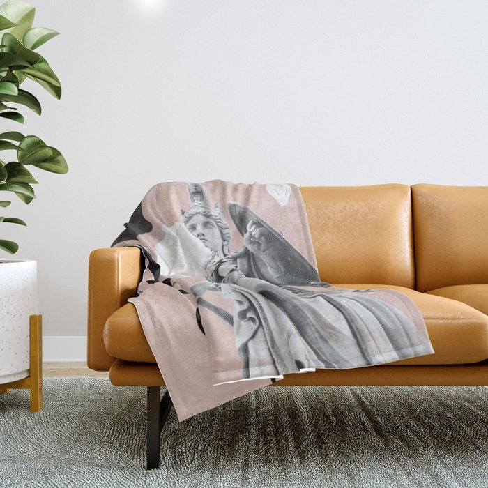 Athena Snake Finesse #2 #wall #art #society6 Throw Blanket