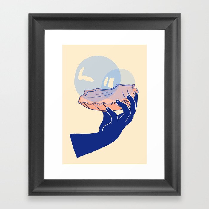 hands that carry (water) 2 Framed Art Print