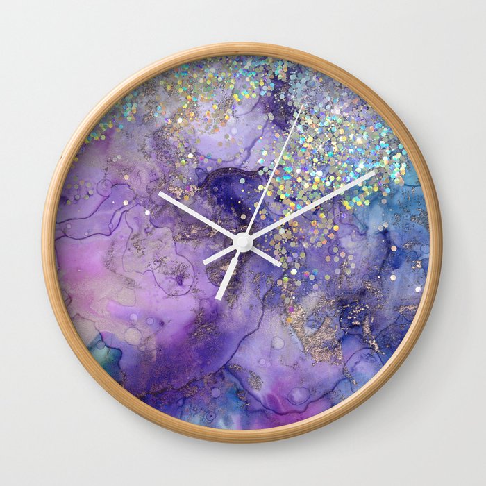 Watercolor Magic Wall Clock