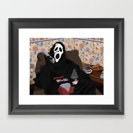 Just Chillin, Killin Framed Art Print