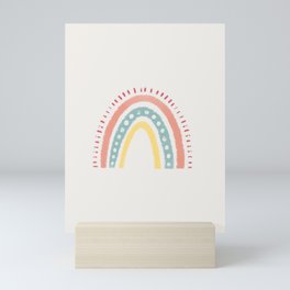 Boho Baby Rainbow 3 Mini Art Print