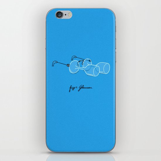 Glasses iPhone & iPod Skin