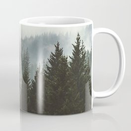 Forest Fog Mountain IV - Wanderlust Nature Photography Coffee Mug