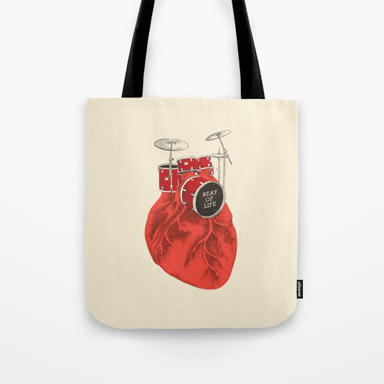 Beat of Life Tote Bag