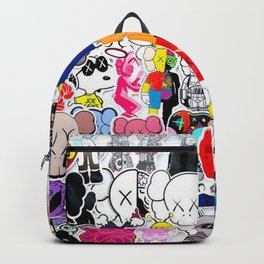 kaw-s bff #1 Backpack | Pattern, Ink, Graphite, Kaw Sbff, Watercolor, Xmas, Acrylic, Kaw Srare, Stencil, Streetwear 