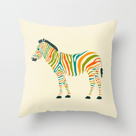 Zebra Throw Pillow