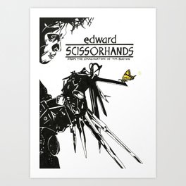 Edward Scissorhands Art Print