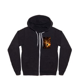 Fire and spark 7 Zip Hoodie