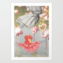 sitting pretty Art Print