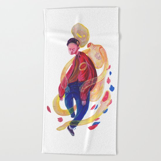 Me, myself and i Beach Towel