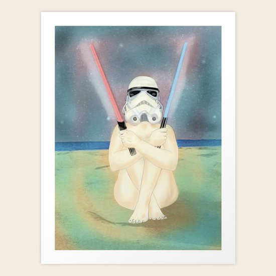 Two of swords Art Print