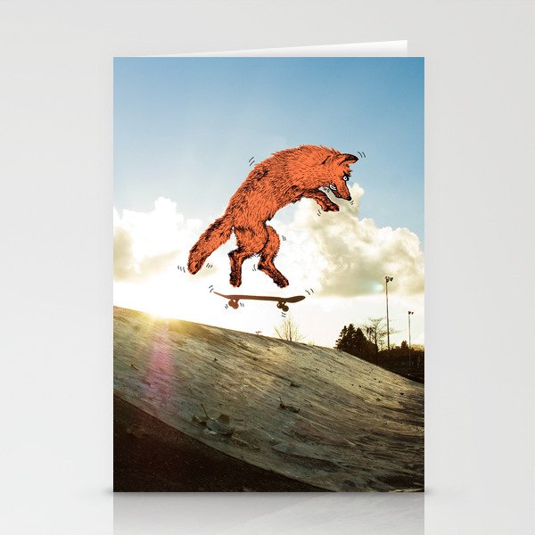Skateboard FOX! Stationery Cards