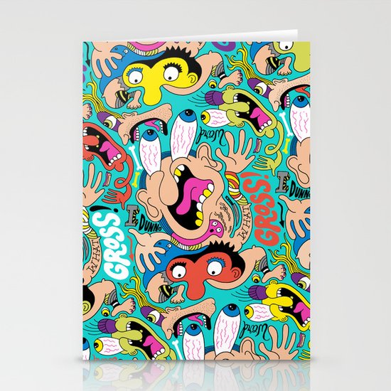 Weird Pattern Stationery Cards