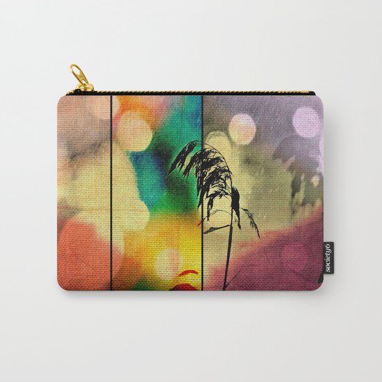 Rainbow Grass Diamond Carry-All Pouch