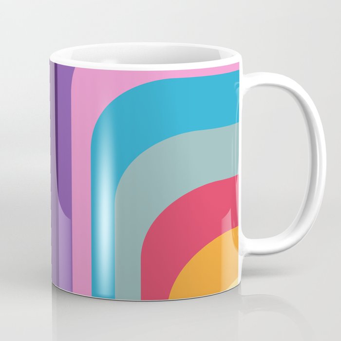 Retro Rainbow 02 Coffee Mug