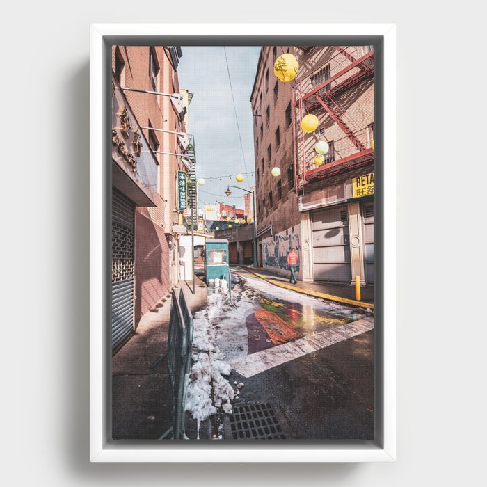 Chinatown - NYC  Framed Canvas