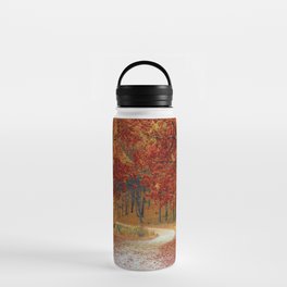 Red Autumn Water Bottle