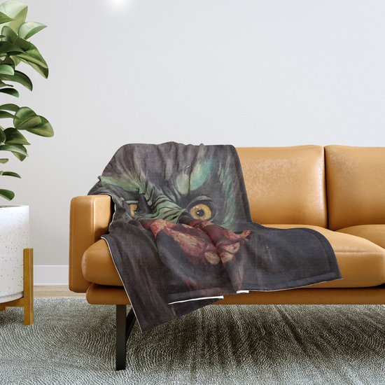 American Werewolf In London Throw Blanket By Mjasso Society6