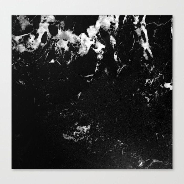 Black Marble #9 #decor #art #society6 Canvas Print