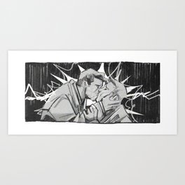 kiss Art Print