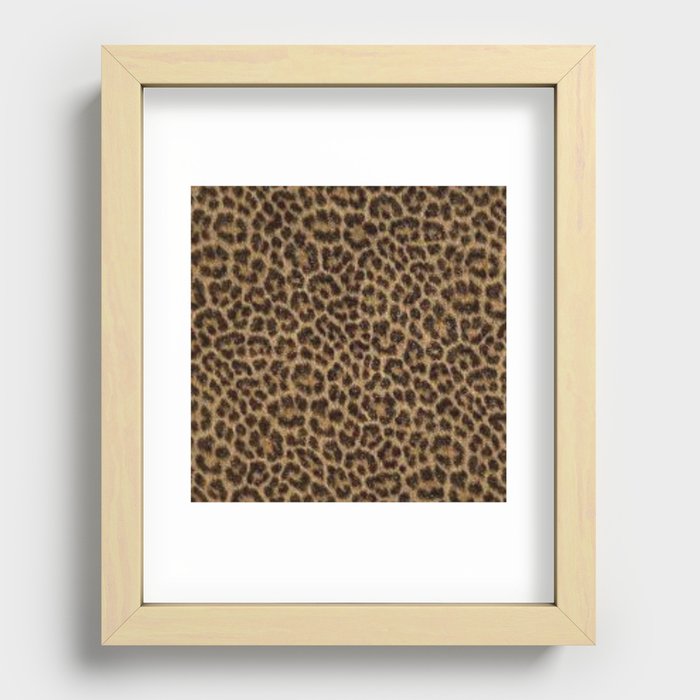 Leopard Recessed Framed Print