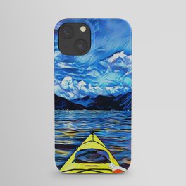 Into the Blue - Ocean Waves Art Print iPhone Case
