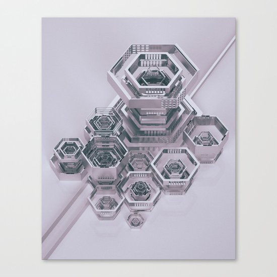 RECURSIVE.GEO (everyday 01.11.17) Canvas Print