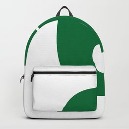 6 (Olive & White Number) Backpack