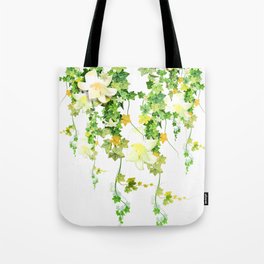 Watercolor Ivy Tote Bag