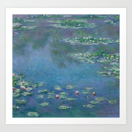 Water Lilies, Claude Monet,1840-1926 Art Print