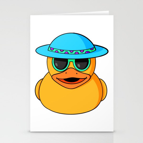 Summer Rubber Duck Stationery Cards