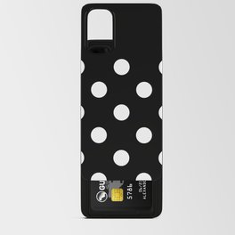 Black & White Polka Dots Android Card Case