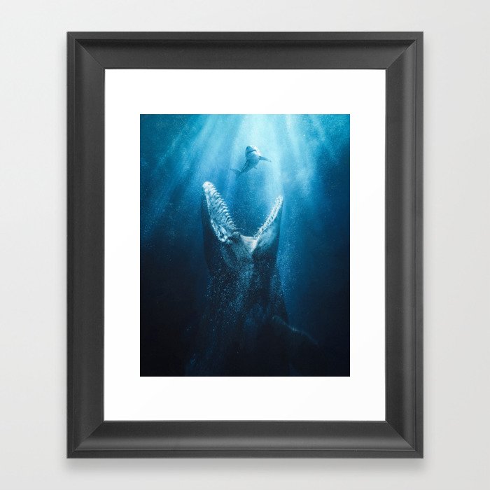 FOOD CHAIN Framed Art Print