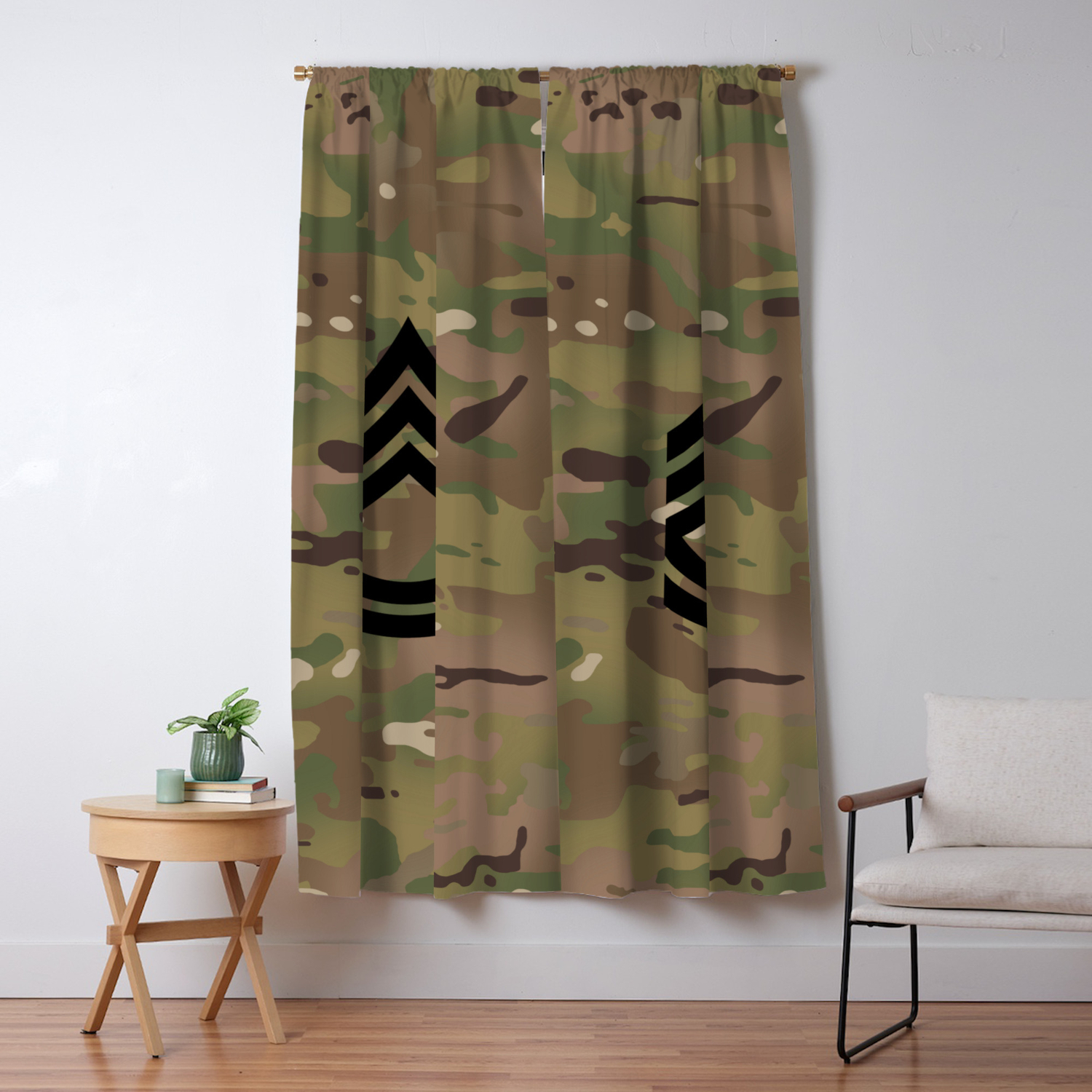Sergeant First Class Camo Blackout Curtain By Jsdavies Society6
