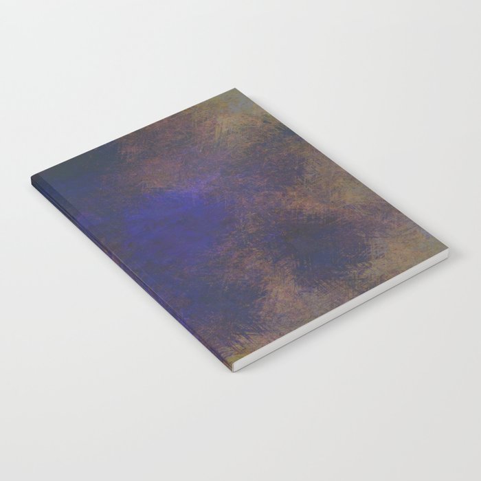 Grunge and Blue Notebook