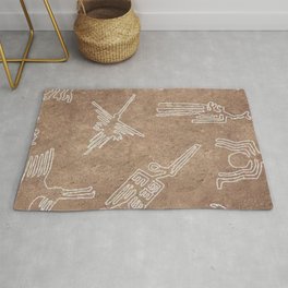 Nazca Lines Pattern Area & Throw Rug