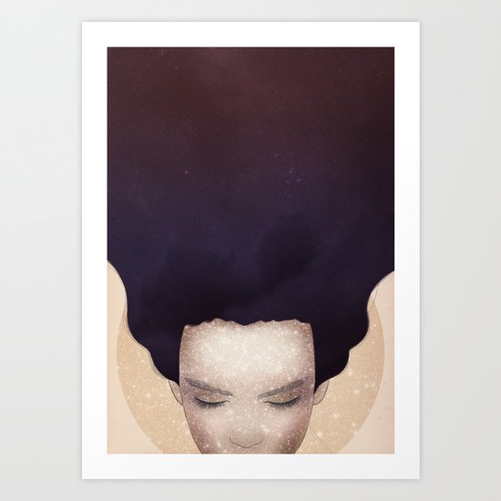 You Are My Galaxy Art Print