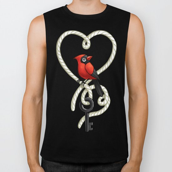 Love Bird Biker Tank