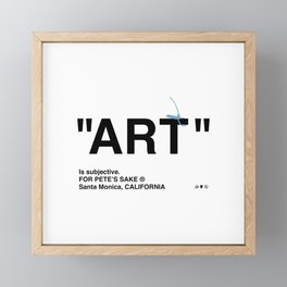 "ART" Framed Mini Art Print