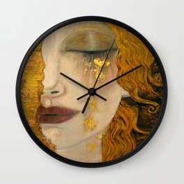 Gustav Klimt - Golden Tears ,No.1, Wall Clock