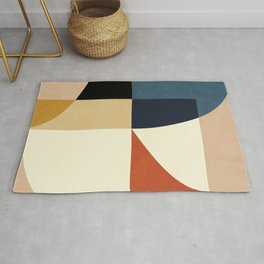 mid century abstract shapes fall winter 14 Area & Throw Rug