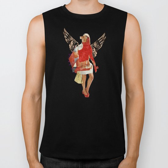 Build a Woman - Cut and Glue · Flying Farb Ina · Dark Version Biker Tank