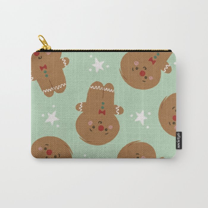 Gingerbread mint Carry-All Pouch