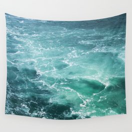 Sea Waves | Seascape Photography | Water | Ocean | Beach | Aerial Photography Wall Tapestry