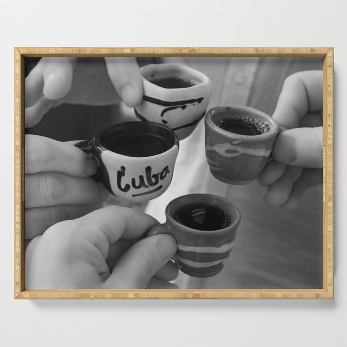 Cuban Coffee with Friends Serving Tray