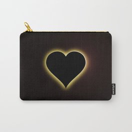 Valentines Night Sky Total Eclipse Of The Heart Carry-All Pouch | Totaleclipse, Digital, Heart, Glowingheart, Valentineheart, Eclipse, Skyeclipse, Nightsky, Suneclipse, Mooneclipse 